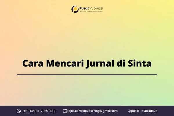 Cara Mencari Jurnal di Sinta