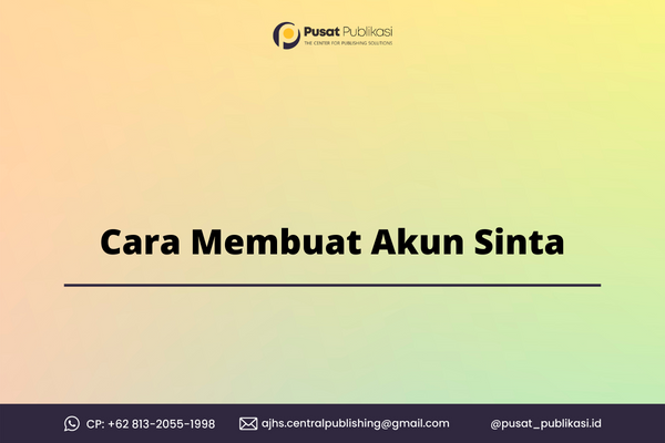 Cara Membuat Akun Sinta