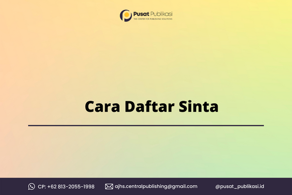 Cara Daftar Sinta