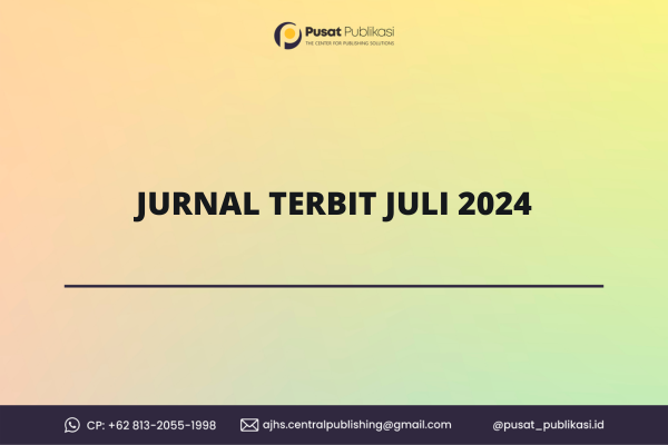 Jurnal Terbit Juli 2024