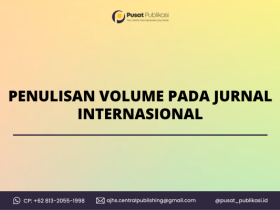 Penulisan Volume pada Jurnal Internasional