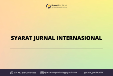 Syarat Jurnal Internasional