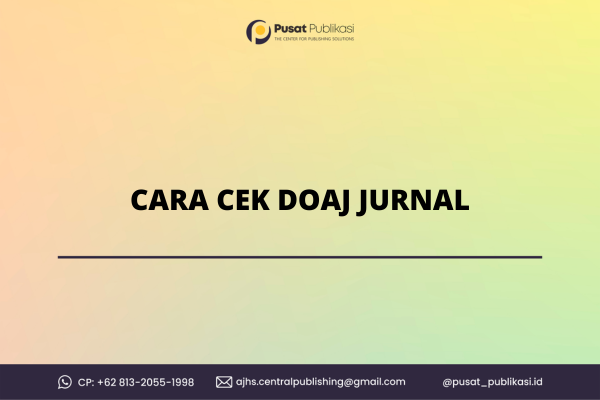 Cara Cek DOAJ Jurnal