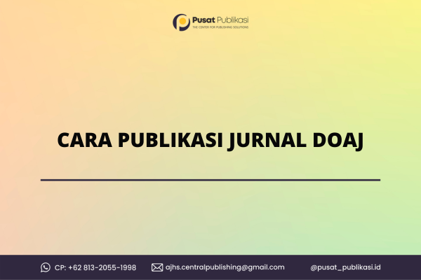 Cara Publikasi Jurnal DOAJ