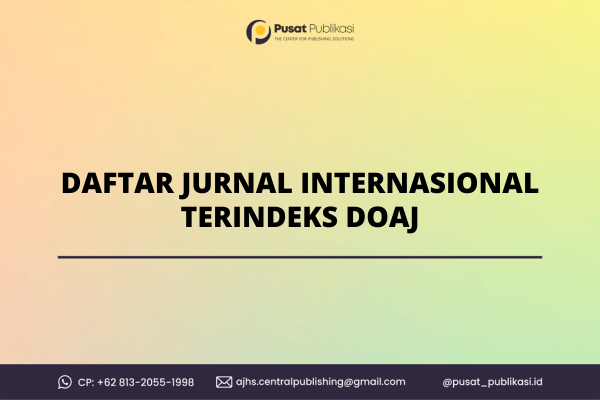 Daftar Jurnal Internasional Terindeks DOAJ