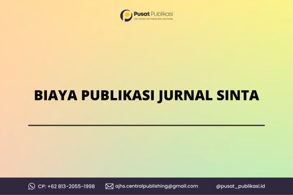 Biaya Publikasi Jurnal Sinta