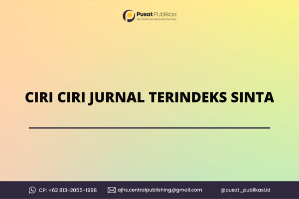 Ciri Ciri Jurnal Terindeks Sinta