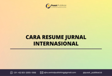 Cara Resume Jurnal Internasional