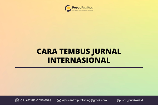 Cara Tembus Jurnal Internasional