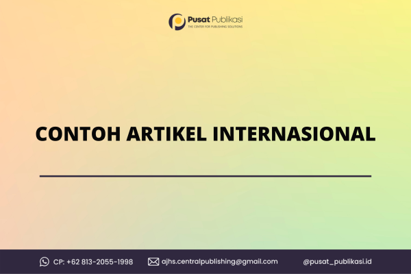 Contoh Artikel Internasional