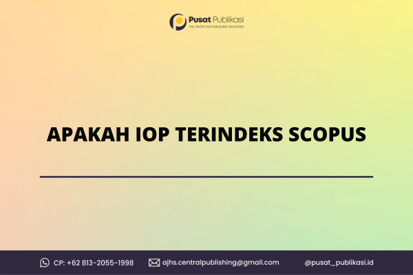 Apakah IOP Terindeks Scopus