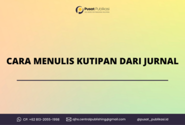 Cara Menulis Kutipan dari Jurnal