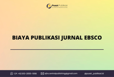 Biaya Publikasi Jurnal EBSCO